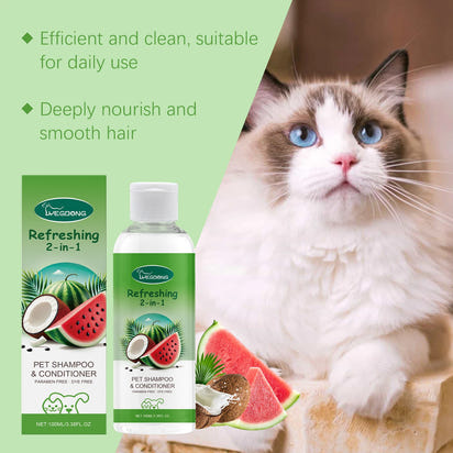 2-In-1 Pet Shampoo Conditioner Watermelon Flavor 100ml
