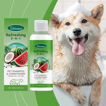 2-In-1 Pet Shampoo Conditioner Watermelon Flavor 100ml