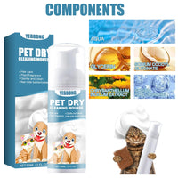 Pet Dry Shampoo Mousse 